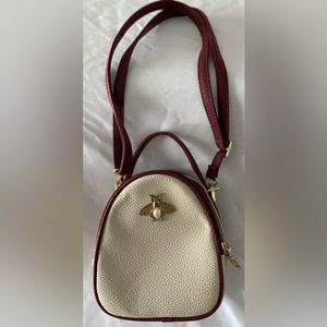 Bee Bag Purse Faux Leather